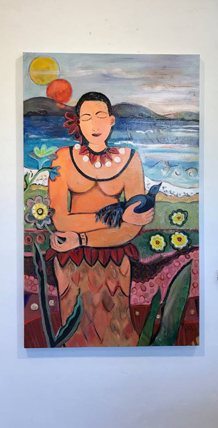 painting 'Two Sun Day'