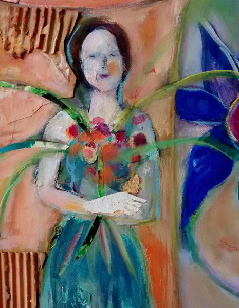 painting 'Gather Girl'