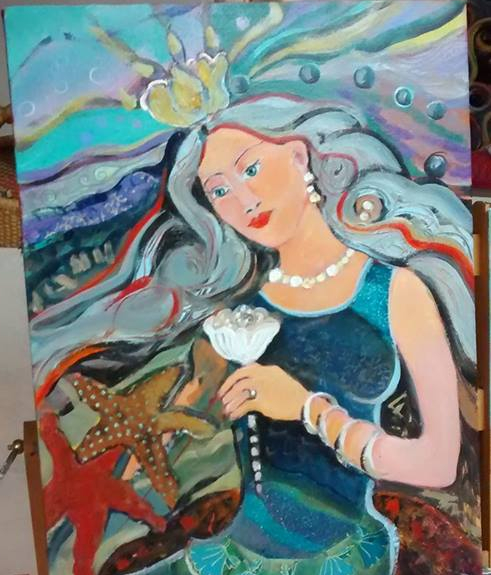painting 'Mermaid 2'