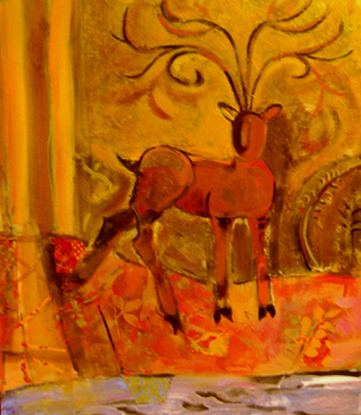 painting 'In the Woods'