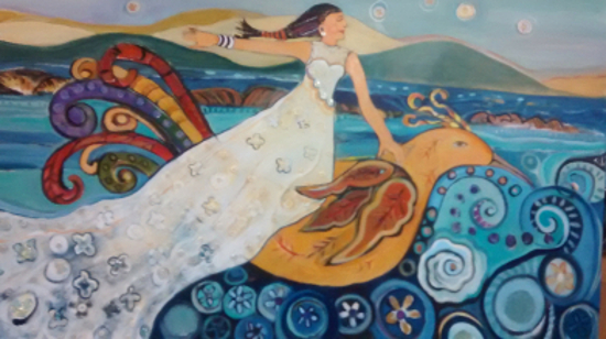 painting 'Styx 2: Ruth's Voyage of Discovery'