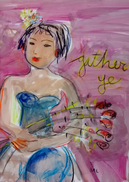 painting 'Gather Ye'