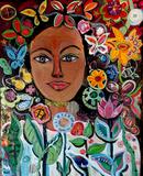 Imagined Woman  Abundant Flowers