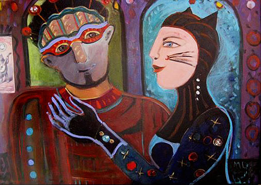 painting 'The New Boy'