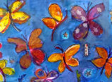 Flock of Butterflies 1 (detail)