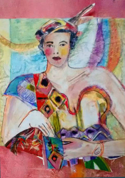 painting 'Why Artists Should Never Throw Anything Away'